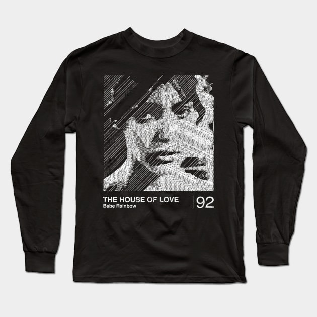 The House Of Love / Minimalist Graphic Artwork Design Long Sleeve T-Shirt by saudade